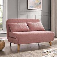 Home Detail Kellar Sofa Bed in Pink | Size: 2 Seater