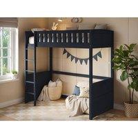 Flair Bea Wooden High Sleeper in Blue | Size: Single