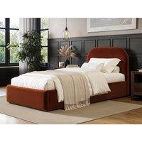 Flair Alba Single Ottoman Bed in Orange