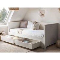 Noomi Iris Daybed with Trundle White | Size: EU Single