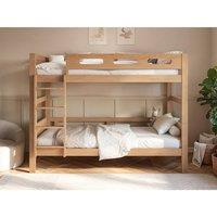 Flair Elijah Detachable Wooden Bunk Bed in Brown | Size: Single