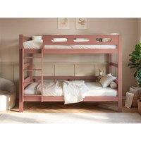 Flair Elijah Detachable Wooden Bunk Bed in Pink | Size: Single