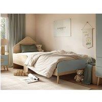 Flair Noah Single Bed Oak in Green