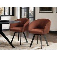 Solace+Co Vito Brown Dining Chair Set of 2