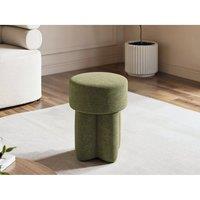 Solace+Co Astrid Fabric Pouffe in Green