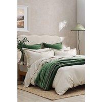 CHRISTY 400TC Luxury Cotton Sateen Plain Dye Duvet Cover Sets in Light Beige | Size: King