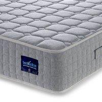 Bedzonline Pocket Sprung Mattress with Breathable Foam - 2FT6 Small Single in Grey