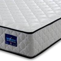 Bedzonline Diamond Memory Foam Spring Mattress, Premium Comfort-2FT6 Small Single in Grey