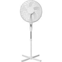 EONLION White 16inch Oscillating Pedestal Fan Floor Standing Air Cooling