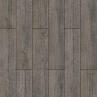 Vinyl Flooring UK Step 12mm Click Laminate Flooring Wood Effect-8 Planks-Covers 1.875sqm in Dark Grey
