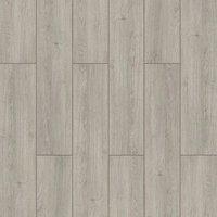 Vinyl Flooring UK Step 12mm Click Laminate Flooring Wood Effect-8 Planks-Covers 1.875sqm in Grey