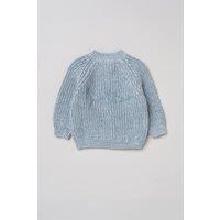 Rock a Bye Baby Boy's Brother Knitted Cardigan in Blue | Size: 6-12 m