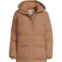 Lands' End Women's Puffer Down Jacket in Camel | Size: 14-16