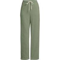 Lands' End Women's Serious Sweats Relaxed Straight Leg Joggers in Green | Size: 14-16