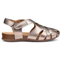Hotter Women's 'Carpa' Closed-Toe Sandals in Rose Gold | Size: 6.5