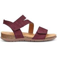 Hotter Women's 'Ruen' Sandals in Maroon | Size: 4.5