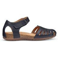 Hotter Women's Wide Fit 'Dinaric' Fisherman Sandals in Navy | Size: 6.5