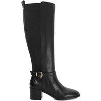 Dune London Women's 'Tilbys' Leather Knee High Boots in Black | Size: 3