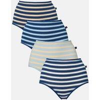 British Boxers Women's Pack of Four "On the Pier" Full Briefs | Size: 4XL