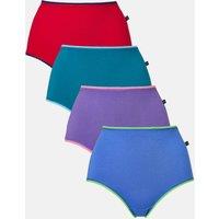 British Boxers Women's "Lucky Dip" Four Pack Full Briefs | Size: Small