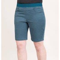 Alpkit Women's Bloc short cotton climbing shorts in Teal | Size: 20