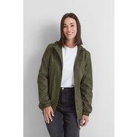 TOG24 Women's 'Craven' Waterproof Packaway Jacket in Khaki | Size: 22