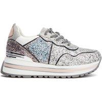 Moda In Pelle Women's 'Dov' Textile Trainers in Blue | Size: 3