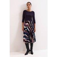 Phase Eight Women's Riley Woven Dress in Aubergine | Size: 10