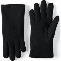 Lands' End Women's Touchscreen Suede Gloves in Black | Size: Medium