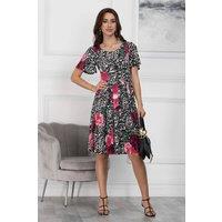 Jolie Moi Women's Flare Sleeve Jersey Dress | Size: 24