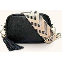 Apatchy London Women's The Maisie Midi Suede Bag in Olive