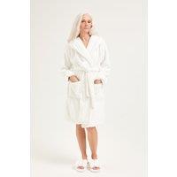 Pretty You London Women's Cloud Robe in Cream | Size: S/M