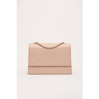 Phase Eight Women's Leather Chain Clutch Bag in Nude