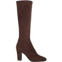 Dune London Women's Wide Fit 'Simple' Knee High Boots in Brown | Size: 6