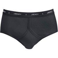 Chums Men's Jockey Y-Front Cotton Briefs Multi Pack Of 9 Underwear in Charcoal | Size: 40