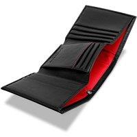 Watson & Wolfe Men's Trifold Wallet for Key Chain in Black