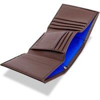 Watson & Wolfe Men's Trifold Wallet for Key Chain in Brown