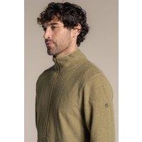 Craghoppers Men's Compresslite Fleece Half Zip in Olive | Size: Medium