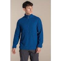 Craghoppers Men's Compresslite Fleece Half Zip in Blue | Size: Large
