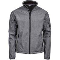 TEE JAYS Men's Lightweight Active Soft Shell Jacket in Grey | Size: Small