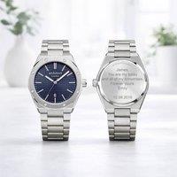 Wear We Met Men's Personalised Architect London Borough Watch - Engraved in Blue | Size: 1 Pack