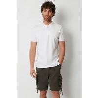 Threadbare Men's Cotton 'Manchester' Cargo Shorts in Green | Size: 34R