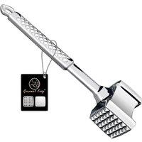 Gourmet Easy Stainless Steel Kitchen Hammer Tenderizer in Silver