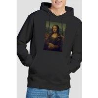 Leonardo da Vinci Mona Lisa (La Gioconda) Hoodie, Black | Size: Large
