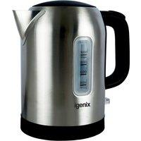 Igenix Cordless Electric Jug Kettle, 1 Litre, 2200 Watt in Silver