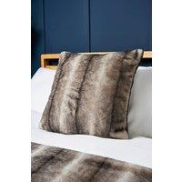 BHS Alaskan Faux Fur Natural Cushion