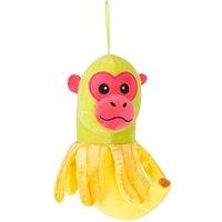VFM e-Store Brain rot Banana Monkey Soft Toy Plush Gift 22cm x 10cm Yellow X 1 | Size: 22 cm x 10 cm