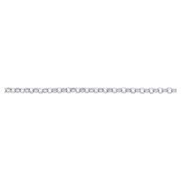 Jewelco London 925 Sterling Silver Belcher Chain Necklace | Size: 18 inches