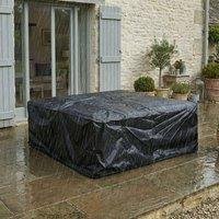Home Garden Direct Outdoor Furniture Rain Cover 185x185 in Black