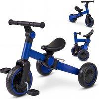 CASART 5-In-1 Toddler Bike Kids Balance Bike Foldable Ride on Tricycle in Blue